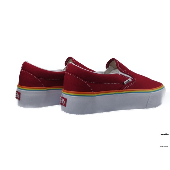 VANS CLASSIC SLIP ON MEN'S PLATFORM SHOES - Picture 4 of 7